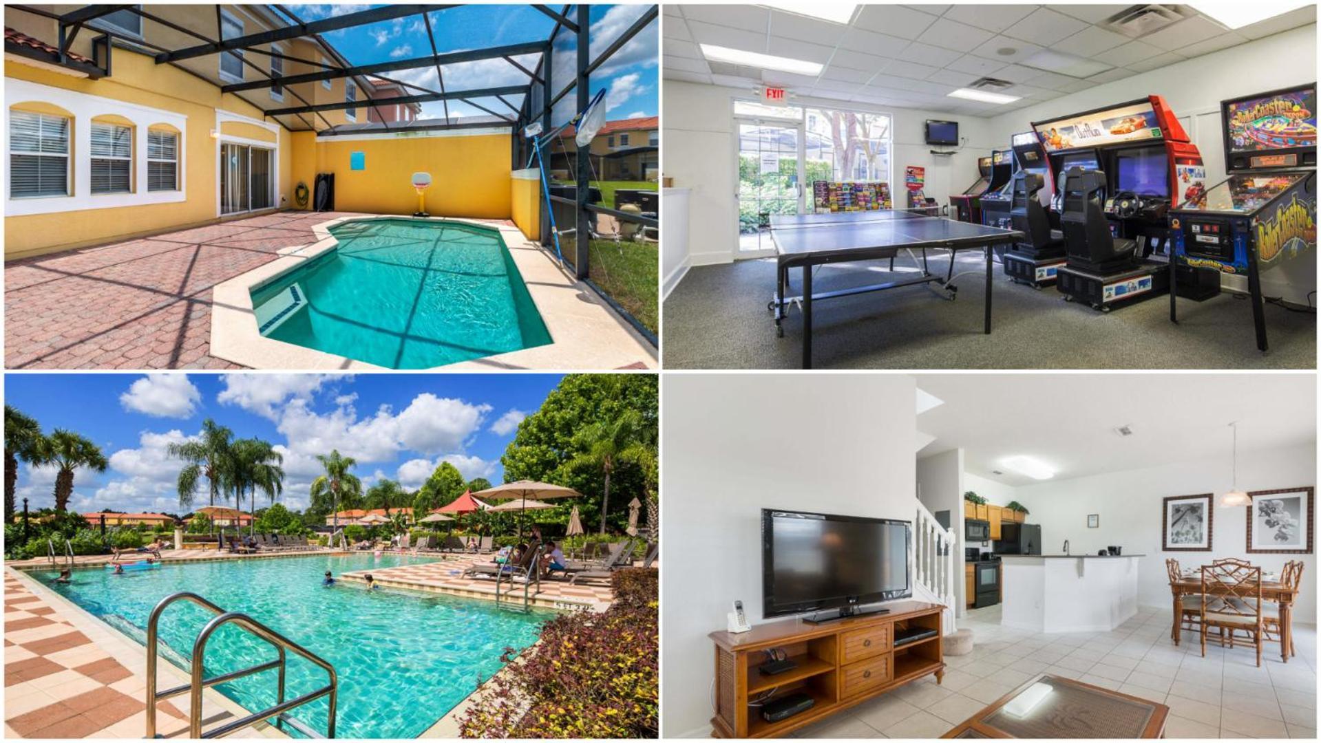 Encantada Rose - A 4 Bed Townhouse Near Disney Kissimmee Exterior photo